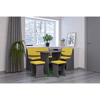 Jídelní stůl MARITAE šedý grafit