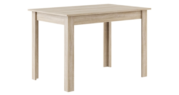 Jídelní stůl MEPHIT 110x80 cm, dub sonoma Z EXPOZICE PRODEJNY, II. jakost
