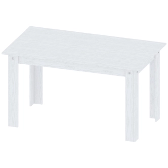 Jídelní stůl MEPHIT 140x80 cm, bílá