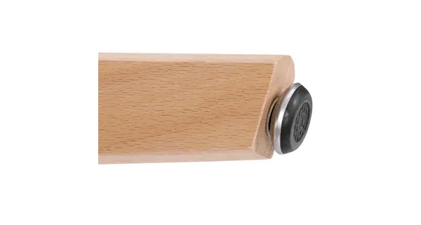 Jídelní stůl MORZANAR 80x80, bílý matný lak, masiv buk