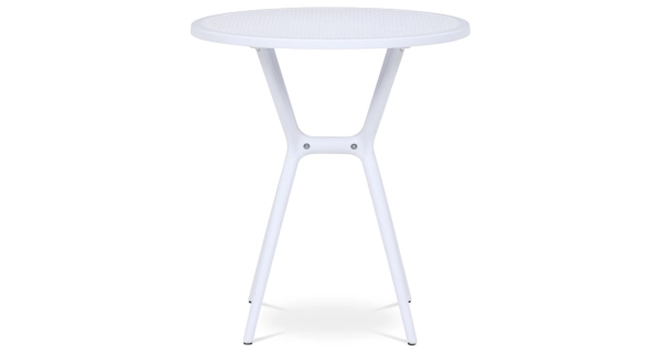 Jídelní stůl MORZELOR, bílý plast