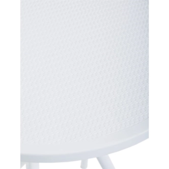 Jídelní stůl MORZELOR, bílý plast