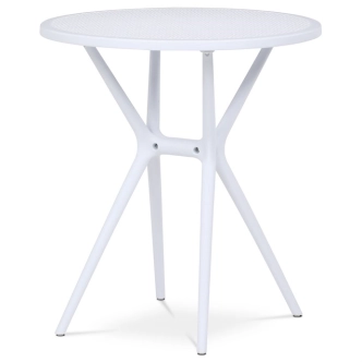 Jídelní stůl MORZELOR, bílý plast