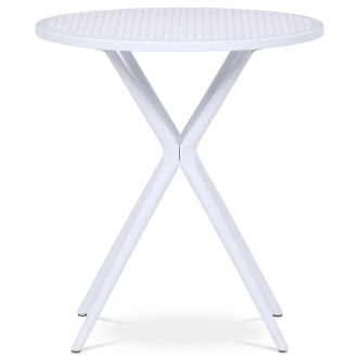 Jídelní stůl MORZELOR, bílý plast