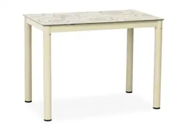 Jídelní stůl NEFON 100x60 cm, krémová 