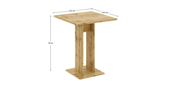 Jídelní stůl POLLON, dub wotan