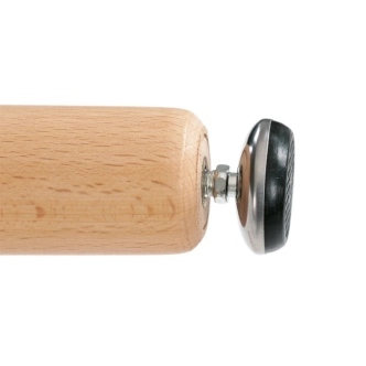 Jídelní stůl QUINYORZOR 120x80, bílý matný lak, dřevěné nohy