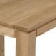 Jídelní stůl RECURVATA 80x80 cm, masiv dub