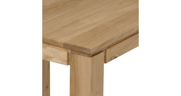 Jídelní stůl RECURVATA 80x80 cm, masiv dub