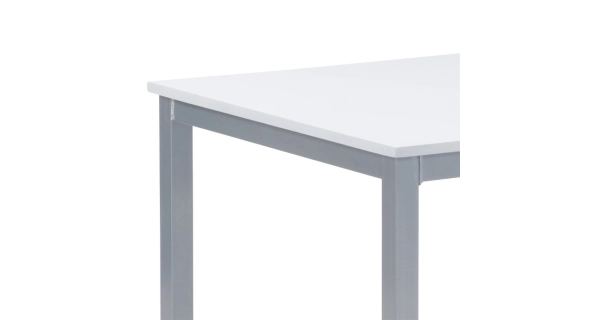 Jídelní stůl ROTES, bílá/šedý lak DOPRODEJ