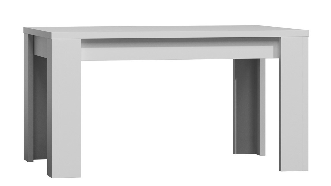 Jídelní stůl rozkládací SOUV 160x90 cm, bílá