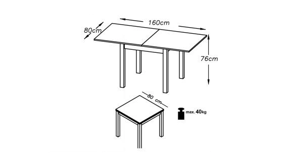 Jídelní stůl rozkládací PENIDA, dub sonoma/bílá