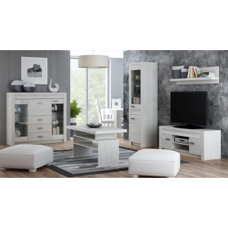 Jídelní stůl rozkládací SWED 160, jasan bílý