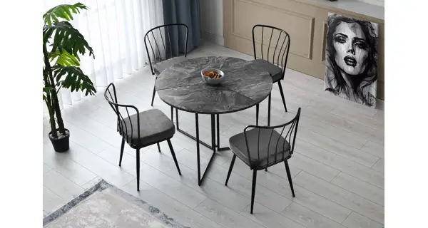 Jídelní stůl STELMAR, antracit