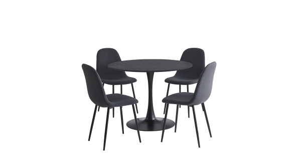 Jídelní stůl TALUIR 100 cm, černá