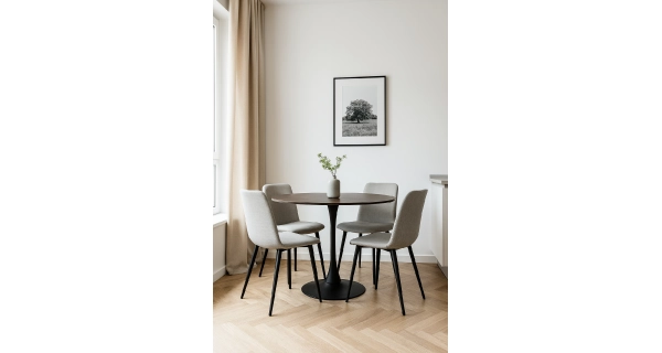 Jídelní stůl TALUIR 100 cm, hnědá