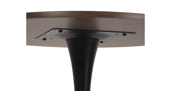 Jídelní stůl TALUIR 80 cm, hnědá