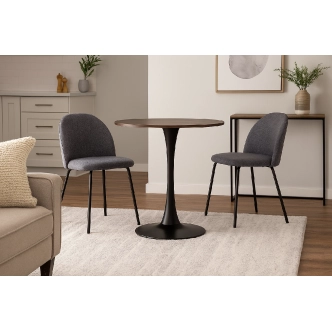 Jídelní stůl TALUIR 80 cm, hnědá