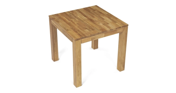 Jídelní stůl XERARWEL 80x80x75 cm, masiv dub