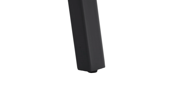 Jídelní stůl ZANVORPON 140x80, dub, černý kov