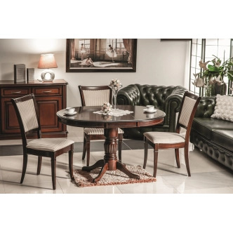 Jídelní stůl ZARAGOZA, tmavý ořech