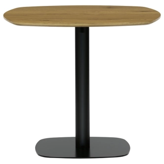 Jídelní stůl ZORJORSAR, dub, černý kov