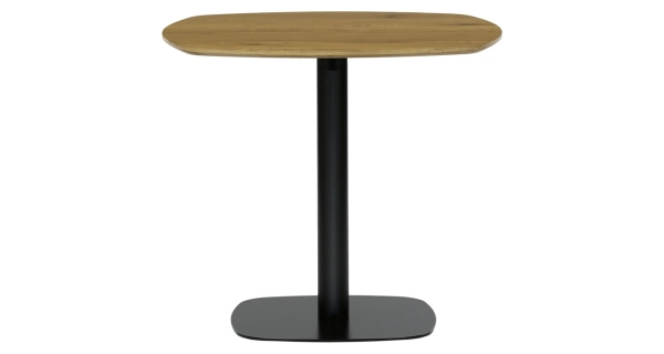 Jídelní stůl ZORJORSAR, dub, černý kov