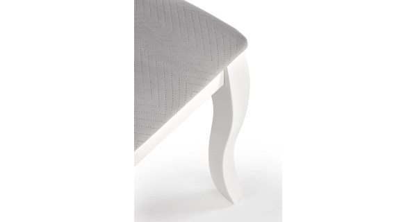 Jídelní židle AKOSIA, bílá/šedá