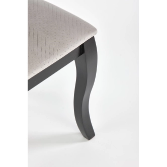 Jídelní židle AKOSIA, černá/béžová