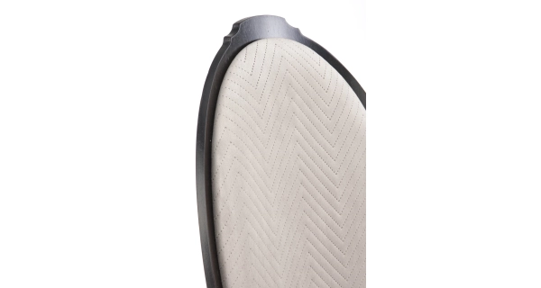 Jídelní židle AKOSIA, černá/béžová