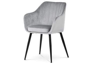 Jídelní židle ANANKA, stříbrná 