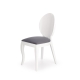 Jídelní židle ARAFA, bílá/šedá