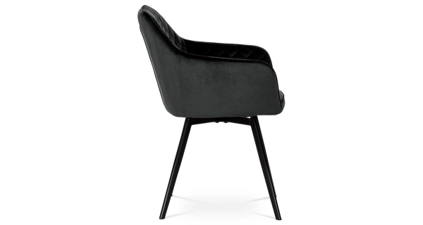 Jídelní židle, BASSIE, černá