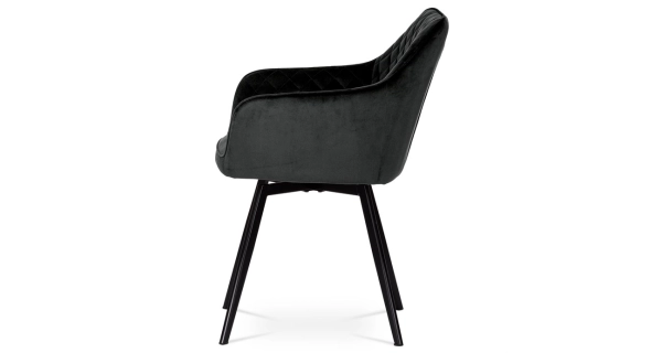 Jídelní židle, BASSIE, černá