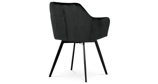 Jídelní židle, BASSIE, černá