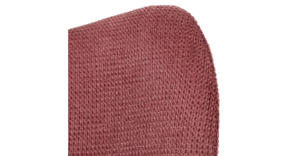 Jídelní židle BELIVLEM, červená látka, černý kov