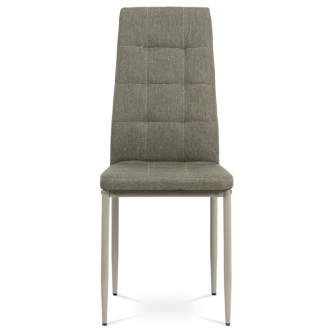 Jídelní židle BOONE, cappuccino látka/kov matný cappuccino