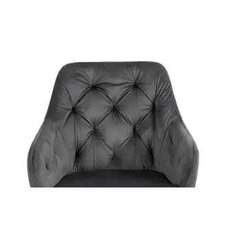 Jídelní židle CALRA, šedá látka/kov