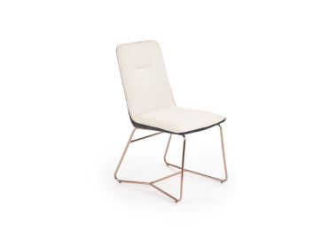 Jídelní židle CARLSBAD, krémová/šedá
