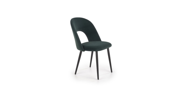 Jídelní židle CLANTON, tmavě zelená