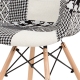 Jídelní židle CORYLUS, patchwork/masiv buk