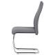 Jídelní židle DIXIRED, šedá/chrom