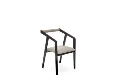 Jídelní židle EUPATRIA, šedá/černá