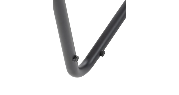 Jídelní židle FENVON, krémová látka, černý kov