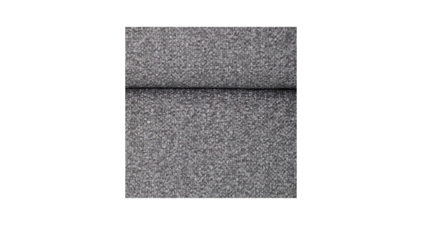 Jídelní židle FENVON, světle šedá látka, černý kov