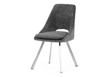 Jídelní židle FENVORIV, šedá látka