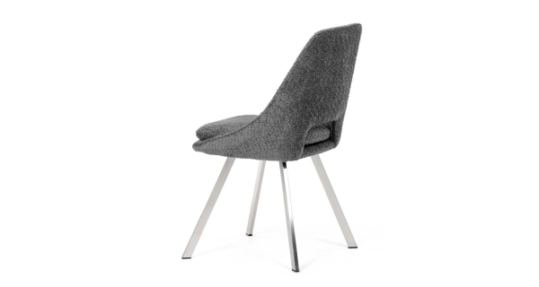 Jídelní židle FENVORIV, šedá látka