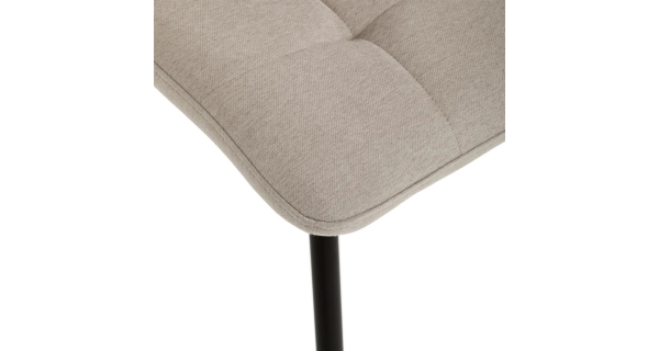 Jídelní židle FENXERNAL, cappuccino látka, černý kov