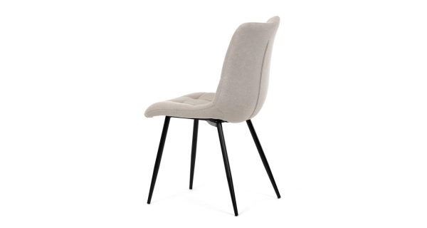 Jídelní židle FENXERNAL, cappuccino látka, černý kov