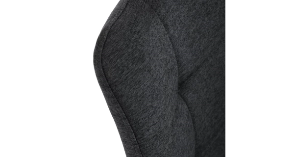 Jídelní židle FENXERNAL, šedá látka, černý kov